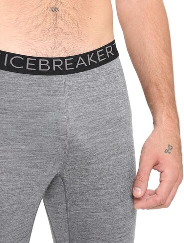 Icebreaker Merino Mens 200 Oasis Cold Weather 3/4 Leggings, Wool Base Layer Thermal Pants in Kuwait