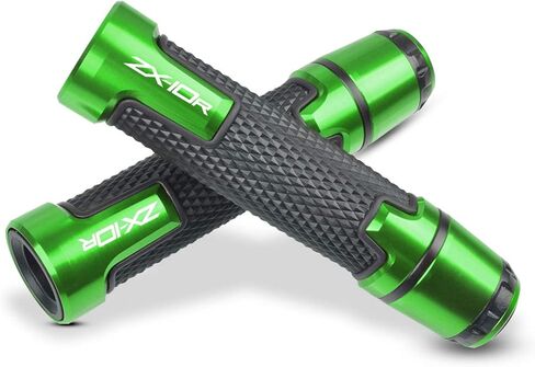 7/8'' 22mm Motorcycle CNC Aluminum Powersports Handlebar Grips with Grip Ends for ZX-10R ZX10R SE Performance KRT for ZX-10RR ZX10RR Performance Green in Kuwait