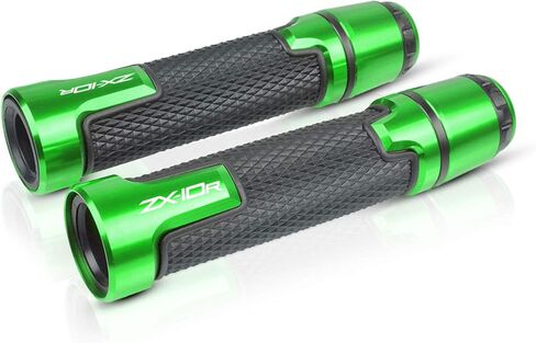 7/8'' 22mm Motorcycle CNC Aluminum Powersports Handlebar Grips with Grip Ends for ZX-10R ZX10R SE Performance KRT for ZX-10RR ZX10RR Performance Green in Kuwait