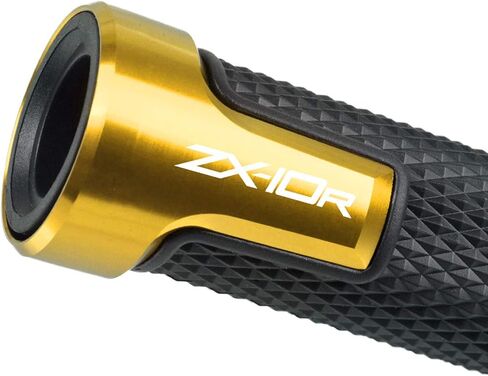 7/8'' 22mm Motorcycle CNC Aluminum Powersports Handlebar Grips with Grip Ends for ZX-10R ZX10R SE Performance KRT for ZX-10RR ZX10RR Performance Green in Kuwait