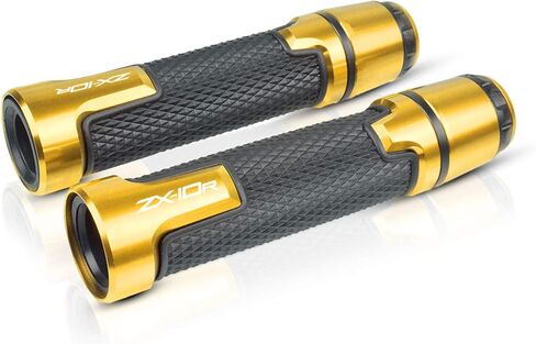 7/8'' 22mm Motorcycle CNC Aluminum Powersports Handlebar Grips with Grip Ends for ZX-10R ZX10R SE Performance KRT for ZX-10RR ZX10RR Performance Green in Kuwait