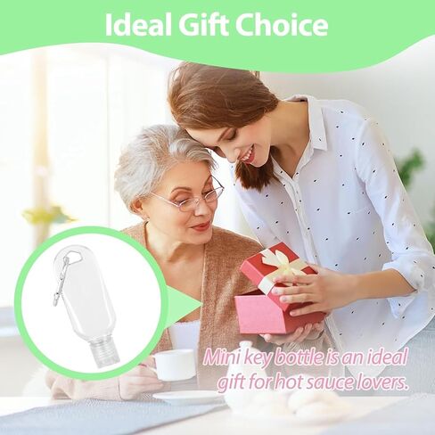 3Pcs Portable Hot Sauce Keychain Bottles - Mini Ketchup Containers for On-The-Go - 2oz/50ml Bottles, Refillable Travel Size Hot Sauce Keychain,Sauces, Gravies and Marinades,Hot Sauce,Pantry Staples in Kuwait