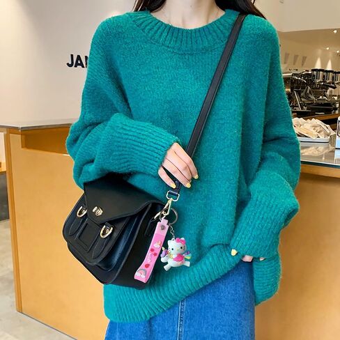 xerial لطيف القط الوردي وسلسلة المفاتيح يونيكورن، kawaii قوس قزح المعصم حزام سلسلة المفاتيح، حبل المعصم اليد لحامل حلقة مفتاح السيارة المنزل، حقيبة محفظة حقيبة الظهر سحر الملحقات، هدية عيد الميلاد للفتيات in Kuwait