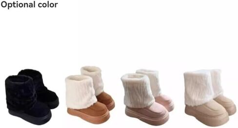 Women's Faux Fur Boot Snow Shoes Fuzzy and Plush Warm Winter Fluffy Kitten Y2k Aesthetic Cute Stuff in Saudi Arabia