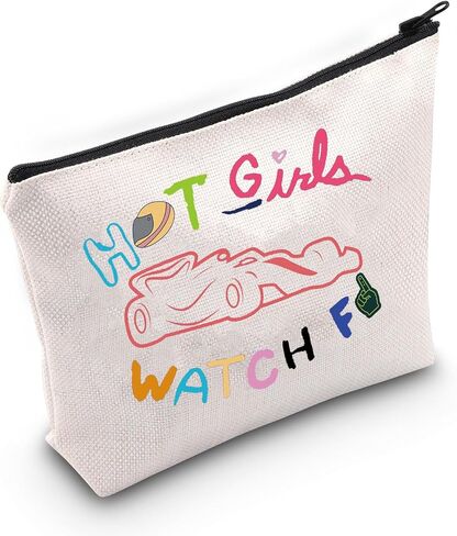 TSOTMO Racing Makeup Bag Motorsport Gift Racer Racing Aesthetic Cosmetic Bag for Car Lovers Carry Racing Gift (WATCH Car) in Kuwait