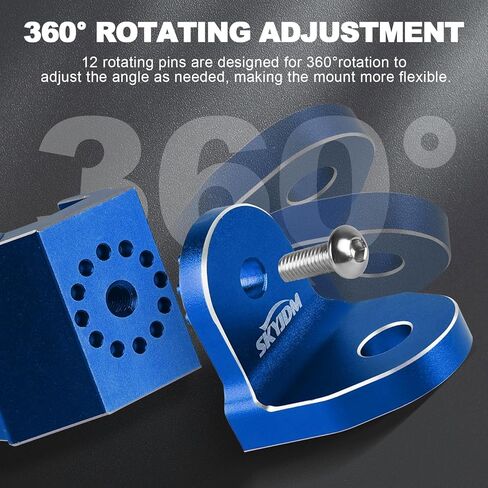 2 قطعة حامل علم UTV، حامل ضوء سوط عالي التحمل قابل للتعديل لقفص احترافي متوافق مع Polaris Ranger General Can-am Maverick Trail/ Sport Defender Commander 2021+ (أسود) in Kuwait