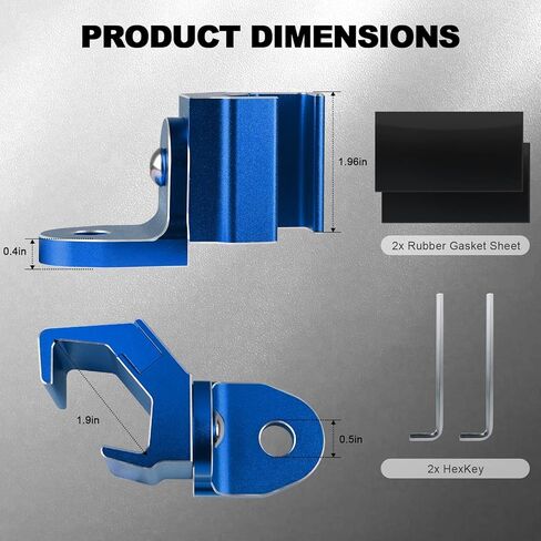 2 قطعة حامل علم UTV، حامل ضوء سوط عالي التحمل قابل للتعديل لقفص احترافي متوافق مع Polaris Ranger General Can-am Maverick Trail/ Sport Defender Commander 2021+ (أسود) in Kuwait
