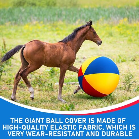 2 Pcs 40 Inch Horse Ball Cover Mega Ball Cover Play Balls Covers for Horses Herding Ball Cover in Kuwait
