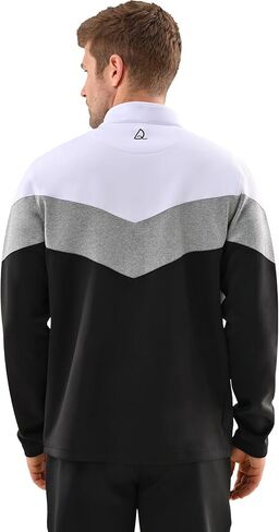 DEOLAX Men Track Jacket Full Zip UP Light Outdoor Sweatshirt Fashion Long Sleeve Casual Golf Jackets for Men Outerwear in Kuwait