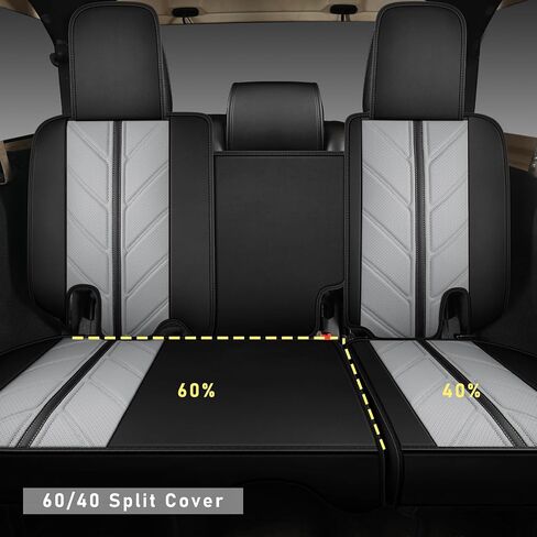Car Seat Covers for Jeep Wrangler JK JL Fit 4 Door 2018-2024 JK JL Sahara Rubicon Unlimited Altitude Truck Waterproof Automotive Faux Leather Seat car Cushion Set(Black+Gray, Front Seat) in Saudi Arabia