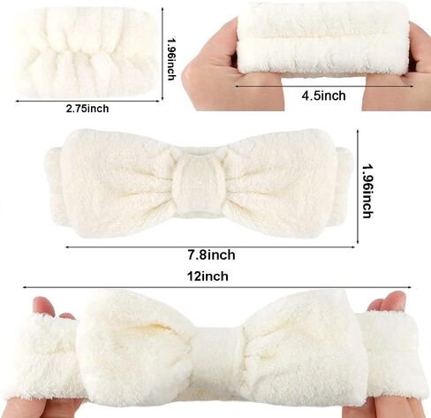 Wrist Towels for Washing Face spa Wristbands and Headband Microfiber Quick Dry Absorbent Wristbands for Girls Men Makeup 6PCS Arm Bands Set(Black&Grey) in Saudi Arabia
