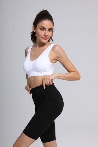 TS Women's Ultra-Breathable Mesh Push-Up Sports Bra with Embroidered Logo in Saudi Arabia