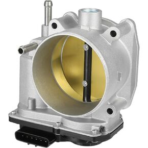 Throttle Body Assembly No.22030-0F010 77mm Throttle Body Actuator for Toyota 4Runner 4.7L V8 - Gas 2005-2009 Aluminum Alloy Silver Tone
