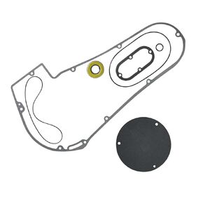 Primary Cover Beaded Gasket & Seal Kit w/Derby Fit for Harley Softail & Dyna Shovelhead 4-Speed 1966-84