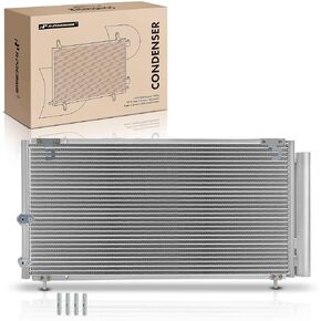 مكيف هواء ممتاز A/C مكثف متوافق مع Toyota MR2 2000 2001 2002 2003 2004 2005 1.8L، استبدال #8846017130