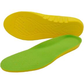 1 Pair Wide Fit Insoles Plantar Fasciitis Orthotics PU Memory Foam Comfort Shoe Inserts for Men and Women, Cushioned Arch Support, Shock Absorption and Foot Pain Relief (US Men Size 13-15)