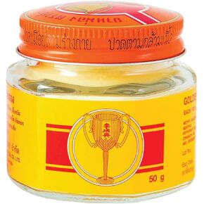 Golden Cup Balm Yellow Herbal Thai Ointment 50g