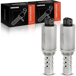 A-Premium 2-PC Intake and Exhaust Engine Variable Valve Timing (VVT) Solenoid Compatible with BMW E53 Series X5 2002-2003 4.6L, 740iL 1996-2001 4.4L, E52 Series Z8 2003 4.8L, Replace# 11367524489