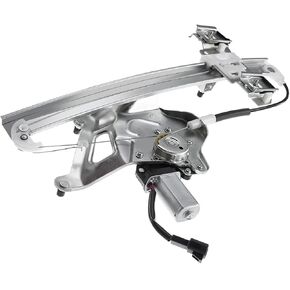 YHTAUTO Front Power Window Regulator Passenger Side With 2-Pin Motor Assembly for Buick LeSabre Custom/Limited 2000-2005, Sedan