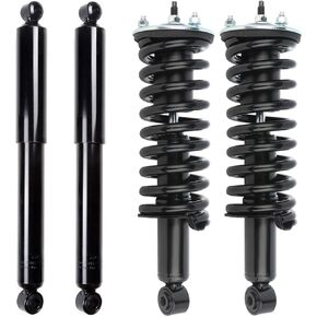SCITOO Front Complete Struts Spring Assembly Rear Shocks Struts Fits 2005-2019 for Nissan Frontier Quick Struts 171102 345067 - Set of 4