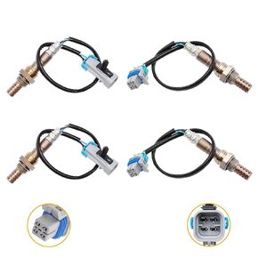 O2 Oxygen Sensor Upstream Downstream 4Pcs Compatible with Silverado Tahoe Suburban & More Replaces# 234-4668, 234-4256