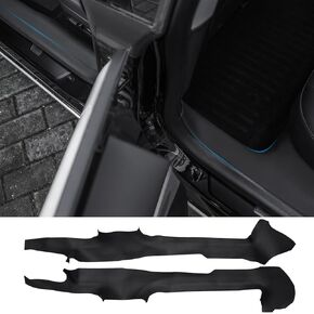 for Tesla Model 3 Highland 2024 Center Door Sill Protector Front and Rear Door Entry Guard Carpet Pedal Kick Protection Strip Interior Accessories (2 Packs)