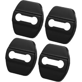 4pcs Car Door Lock Latches Cover Stainless Steel Door Lock Protector for Nissan Rogue 2008-2021 for Infiniti Black Automotive Parts