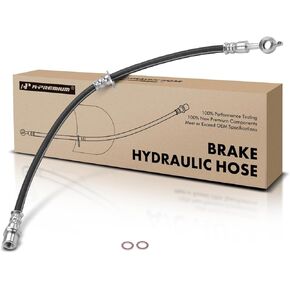 A-Premium Front Passenger Brake Hydraulic Hose Compatible with Select Lexus and Toyota Models - ES300 2002-2003, ES330 2004-2006, Camry 2002-2006, Solara 2004-2008 - Replace# 9008094121