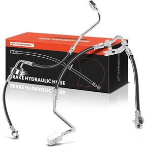 A-Premium Front Driver and Passenger Side Brake Hydraulic Hose Compatible with Select Dodge Model - Dakota 2001-2002, 4WD Only(Pack of 2)