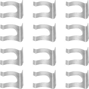 Brake Hose Retainer holds hose to Bracket -U Clip, Hose Retaining Clip Brake Hose Lock for Cars Trucks Vehicles Parts,12 pcs