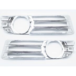 Chrome Fog Light Trims For 2005-2010 Chrysler 300 - Front Bumper Lamps Covers