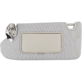 MOTOALL 96401-3SG8A Left Driver Side Gray Sun Visor w/Mirror Fit for Nissan Sentra 2013-2019