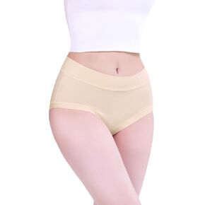 Women's Underwear, Ultra Thin Mid Waist Womens Panties, Full Coverage Soft Strech Breathable Women's Weekly Panties