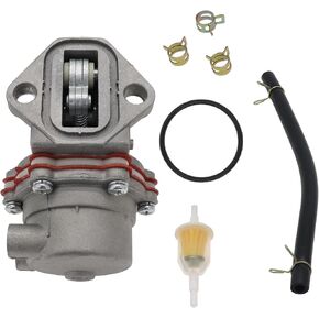 Fuel Feeding Pump ED0065851510-S ED0065851510S Fuel Lift Pump for Kohler Engi KDW702 KDW602 KDW502 KDW1003 KDW903 Compatible with Lombardini Engine