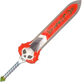 43.15 inch Hades Great Sword - Underworld Blade Stygian Sword Zagreus Form Cosplay Props - PVC Version