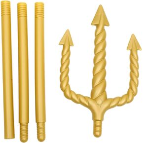 Detachable Devil Fork Prop - Demon Fork Cosplay Accessory for Halloween Party, Adult Trident Pitchfork Costume for Men, Perfect for King Devil Costumes