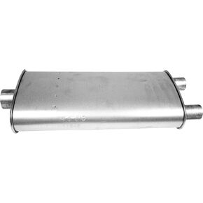 Walker SoundFX Universal 17849 Universal Exhaust Muffler 2.5" Inlet (ID) 2" Outlet (OD) for Chevrolet C10
