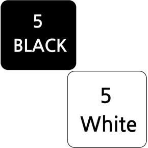 10 Pairs (5 White & 5 Black) Cotton Toe Topper Mule Socks