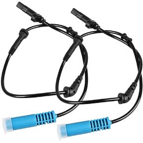 2 Pcs ABS Wheel Speed Sensors Compatible with Mini Cooper 1.6L L4 2002 2003 2004 2005 2006 2007 2008, Front Left and Right abs Sensors, Replacement for 34526756384