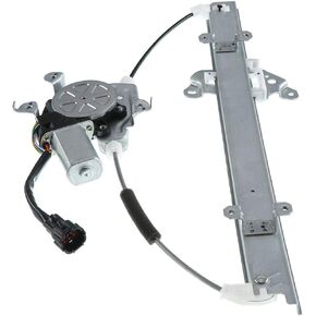 YHTAUTO Front Power Window Regulator Driver Side With 6-Pin Motor Assembly for Nissan Versa 2007-2013, Tiida 2007-2013 2018