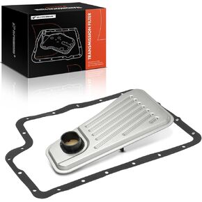 A-Premium Automatic Transmission Fluid Filter with Pan Gasket, Compatible with Ford F-150 Heritage 250 350 Super Duty, E-450 550, Expedition, Ranger, Bronco, Excursion & Lincoln Navigator, Blackwood