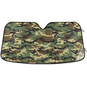 Car Windshield Sunshade Northern Light Aurora Auto Front Windshield Sun Shade for SUV Truck Blocks UV Rays Foldable Sun Visor Protector 55x27.6 Inch