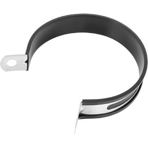 100mm 3.94" Motorcycle Exhaust Band Joint Clamp Muffler Pipe Stainless Steel Silver Tone Automotive Parts