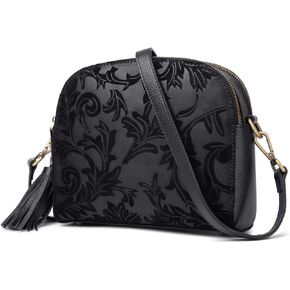 Women Leather Crossbody Shoulder Bag Metal Zipper Tassel Accessories Messenger Wallet