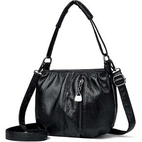 Black Shoulder Bag for Women, Small Black Purse Shoulder Purse Mini Purses for Women