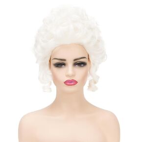 Black Beehive Wavy Wig Bouffant for Women fits 50s 80s Costume,Vintage Updo Wigs