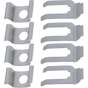 8pcs Rear Brake Hose Retaining Clips Kits Replacement Part BLC306H-4 Metal Brake Cable Flex Hose Line Clips Compatible with BMW 3 Series E46 1998-2005