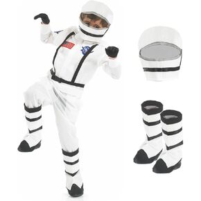 fun shack Astronaut Costume for Kids with Helmet, Kids Astronaut Costumes, Nasa Costume Kids, Space Costume for Kids