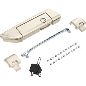Tour Pack Latches for Harley Vivid Black,Tour Pak Pack Trunk Lid Latch with Keys Fit for Harley Touring/Road King/Road Glide/Street Glide/Electra Glide/Ultra-Classic 2014+