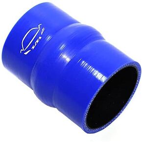 LTI Universal (63mm) 2.5" ID Straight Hump Coupler Silicone Hose 4-Ply Reinforced High Performance 102mm Length (2.5" Blue)